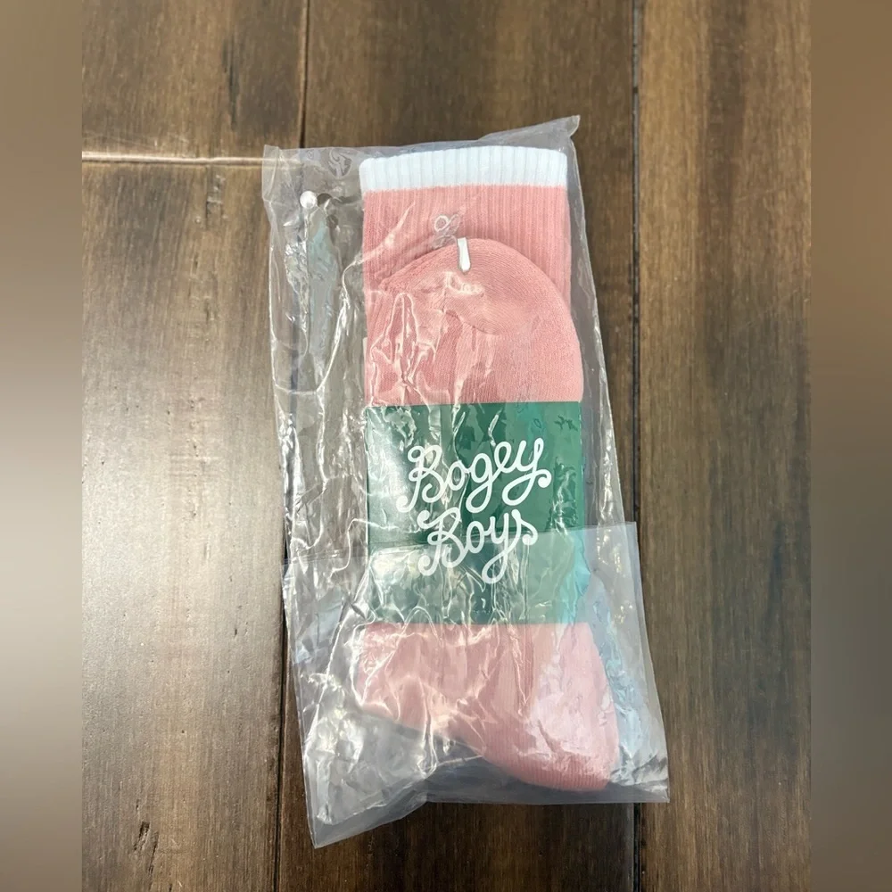 Bogey Boys by Mackelmore Pastel Pink Purple Golf Socks Preppy Retro Colorful